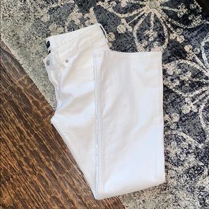 Banana Republic Petite White Jeans